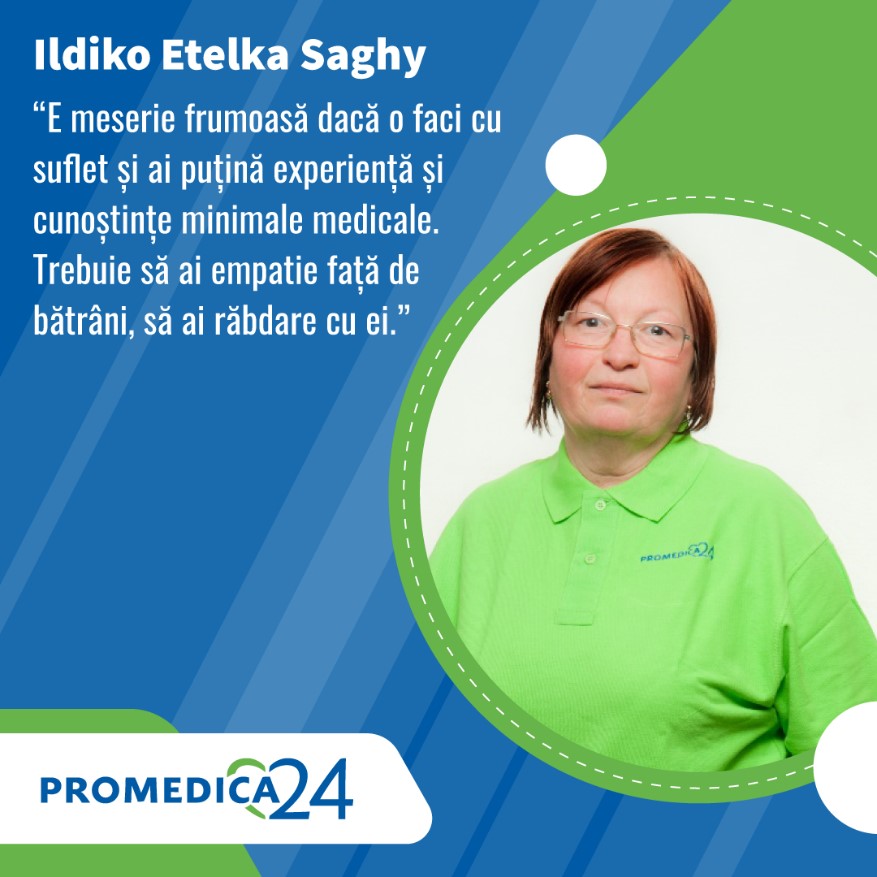 Depre meseria de îngrijitoare persoane vârstnice - interviu cu doamna Ildiko Etelka Saghy
